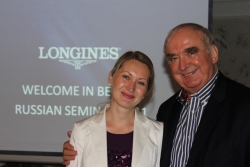 президент Lоngines Вальтер фон Кэнел и Глызина Елена